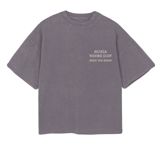 BOXING CLUB TEE GREY - REZACA® OFFICIAL STORE