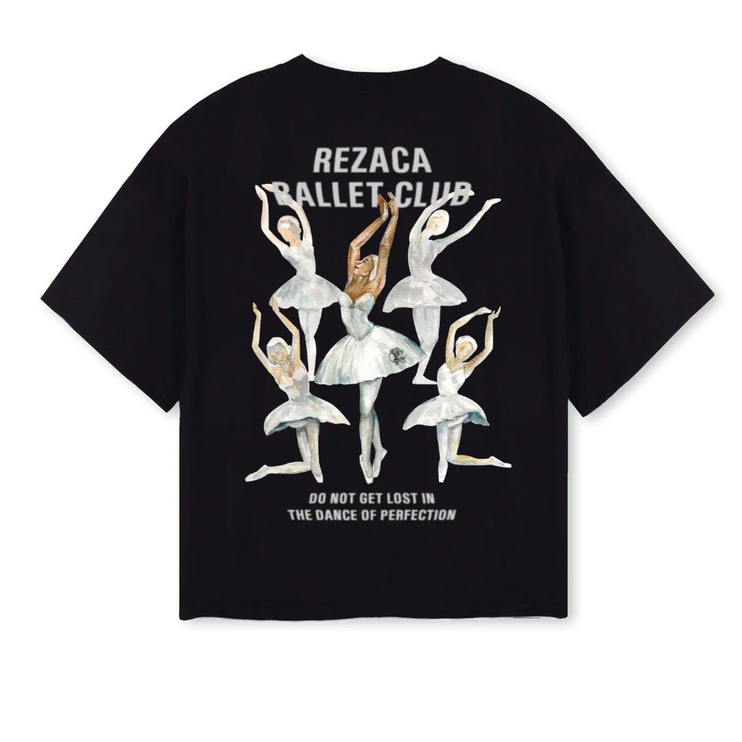 BALLET CLUB TEE BLACK - REZACA® OFFICIAL STORE