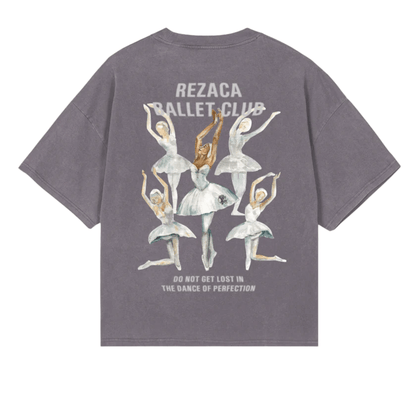 BALLET CLUB TEE GREY - REZACA® OFFICIAL STORE