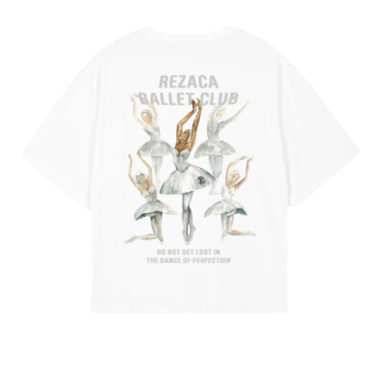 BALLET CLUB TEE WHITE - REZACA® OFFICIAL STORE