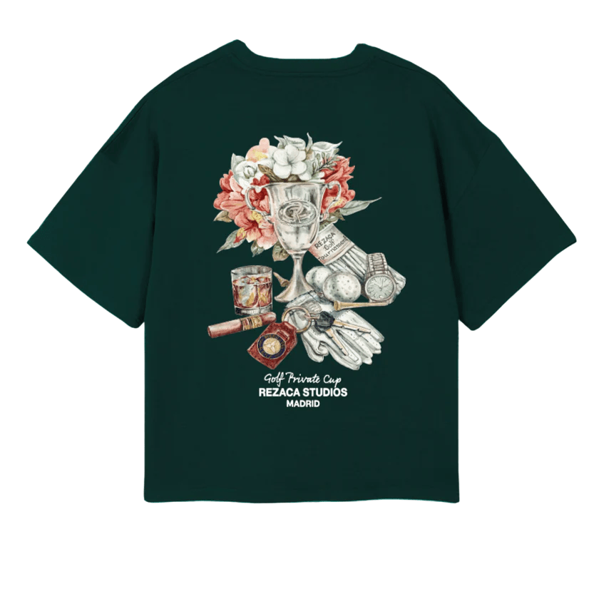 TROPHEE T - SHIRT GREEN [AVAILABLE 9TH AUGUST] - REZACA